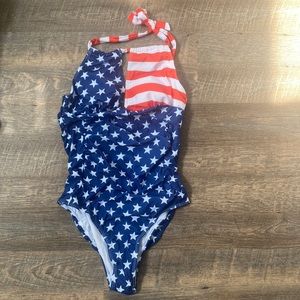 American Flag One Piece Bikini
